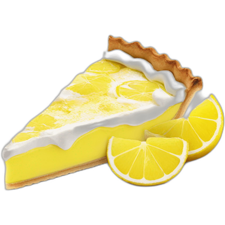 tarte au citron meringuée emoji