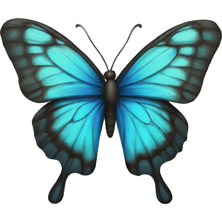 Mariposa azul  emoji