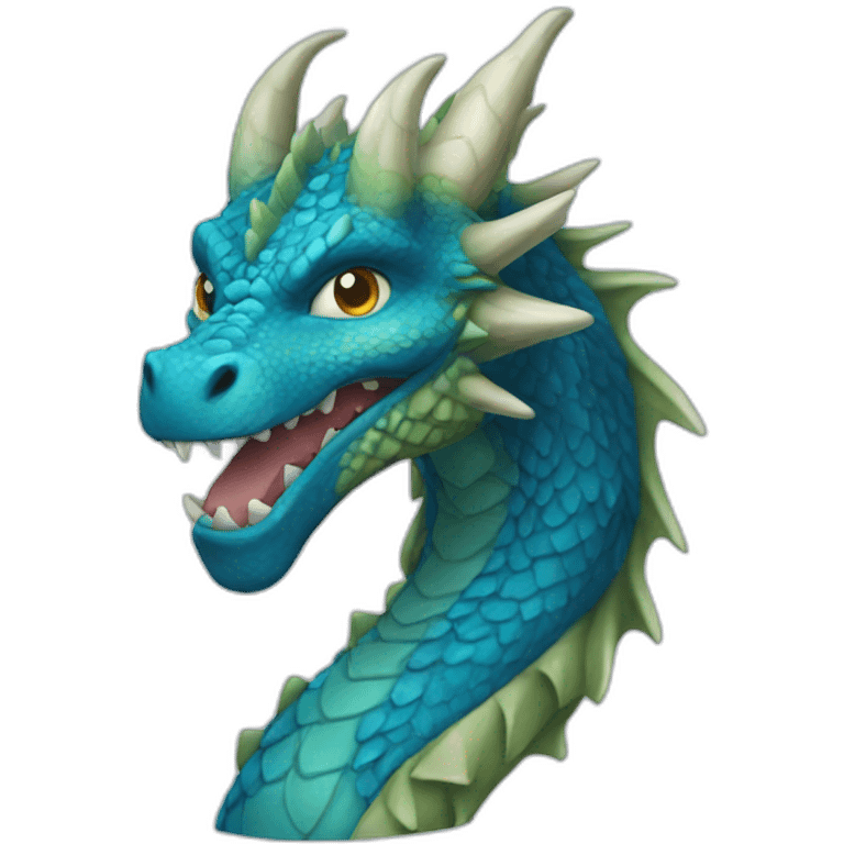 dragon azul emoji