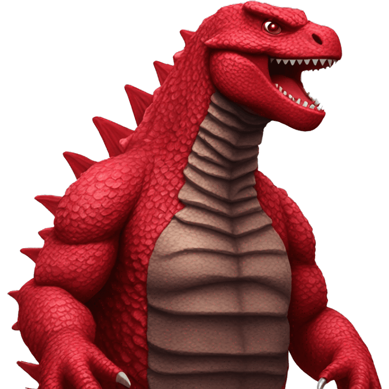 red Godzilla  emoji