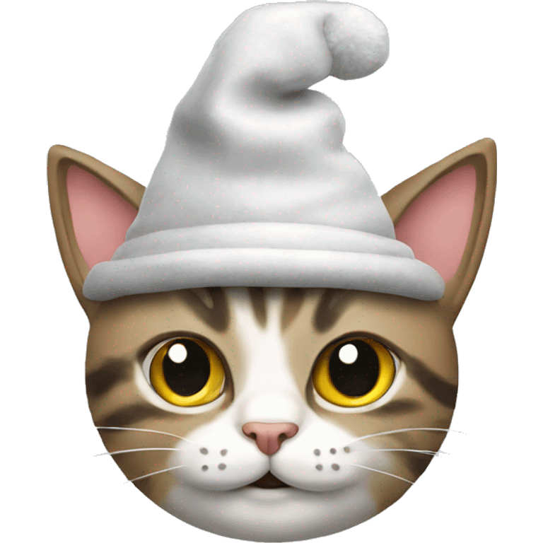 Cat hat emoji