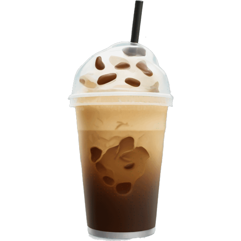 Make a iced coffee  emoji