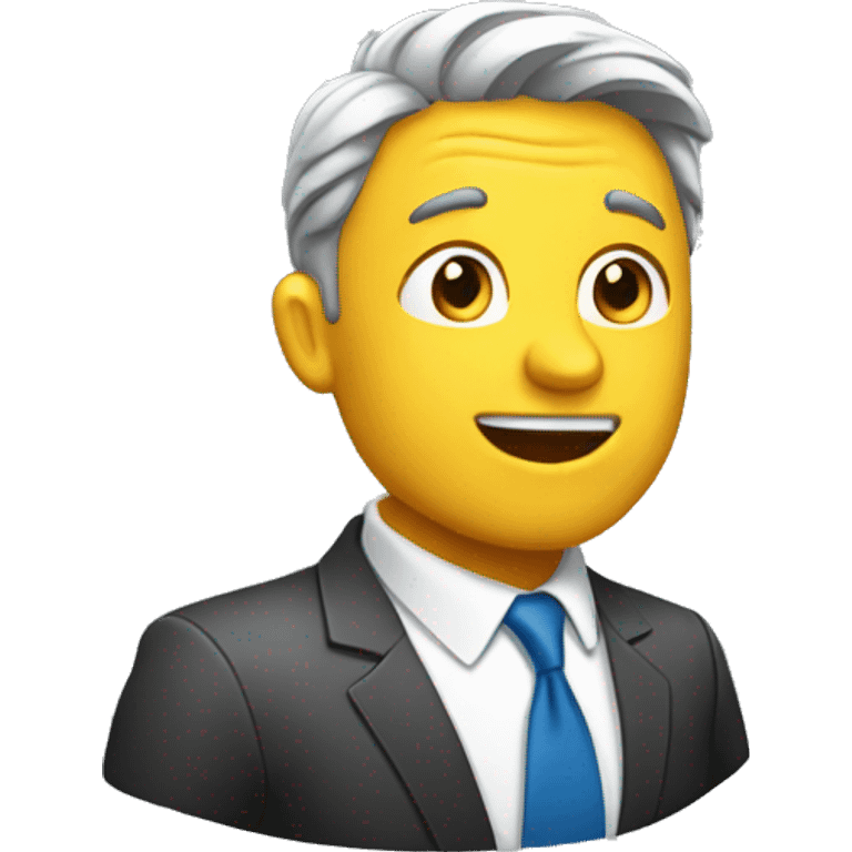 Suprised Businessman emoji