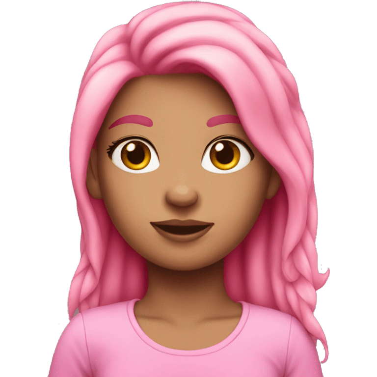 pink pony girl emoji