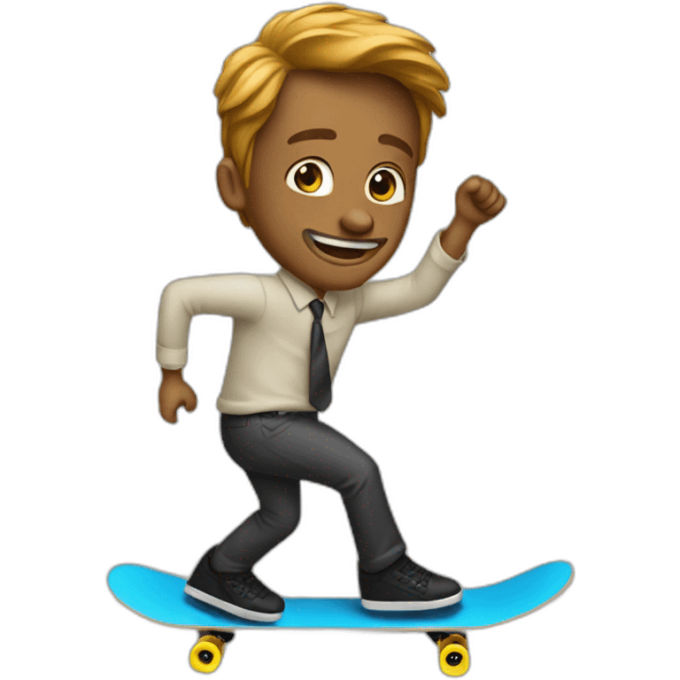 Actor designer skateboarder businessman emoji