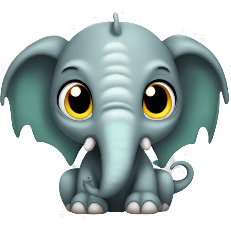 Elephant dragon  emoji