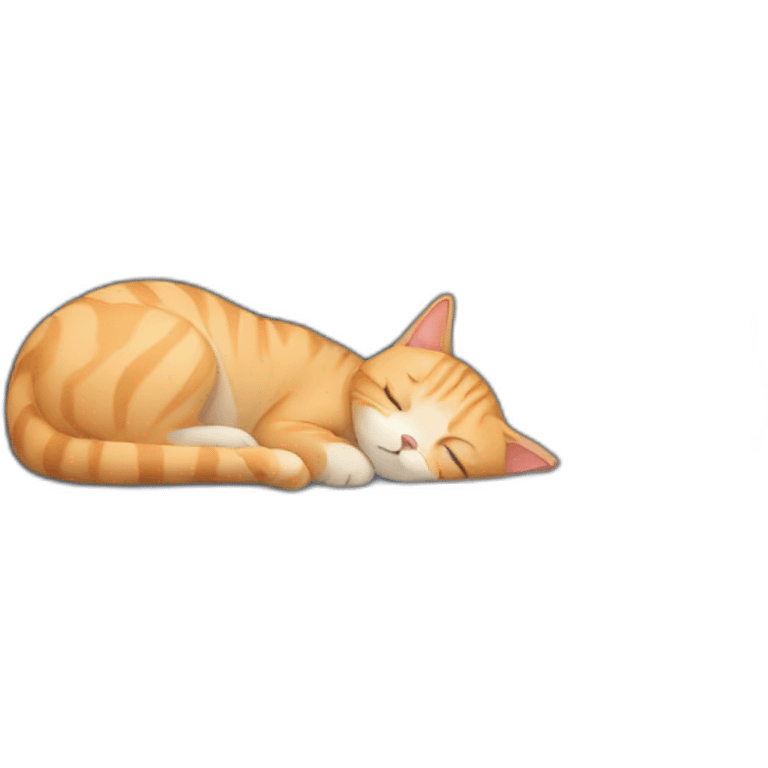 sleeping cat emoji