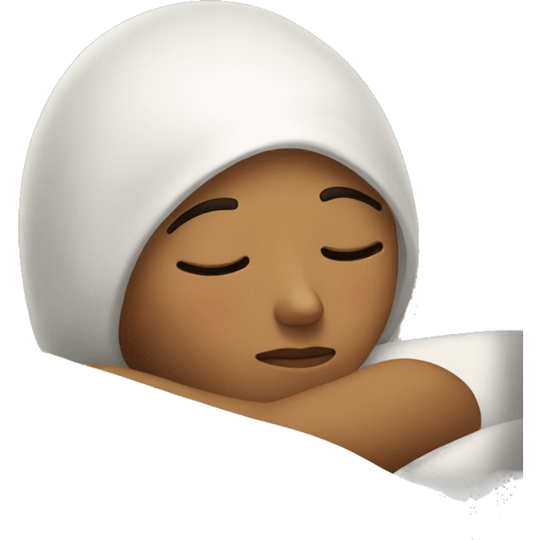 Mujer durmiendo  emoji