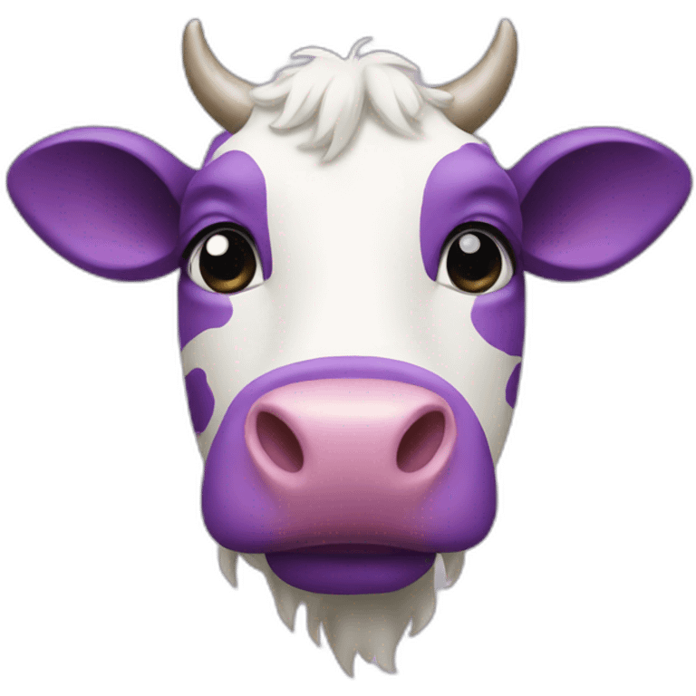 purple cow emoji