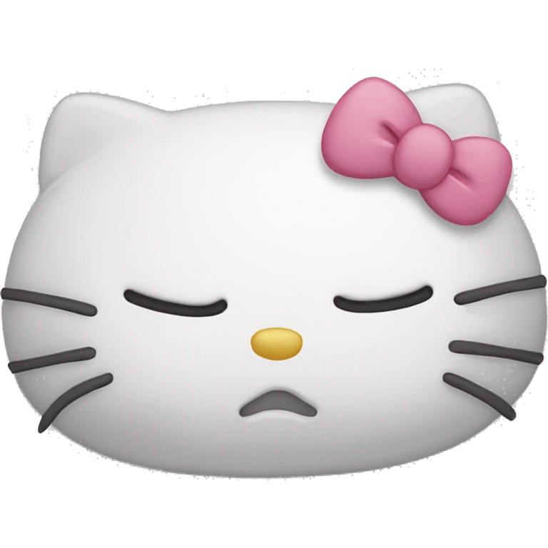 hello kitty sleeps emoji