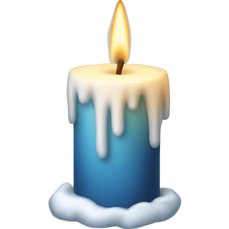 winter candle emoji