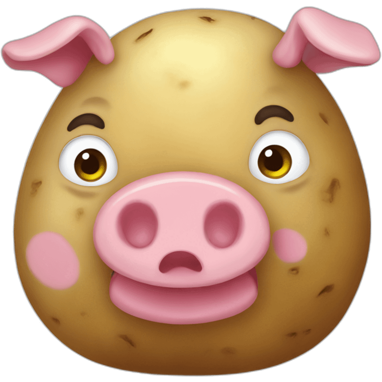 Potato pig emoji