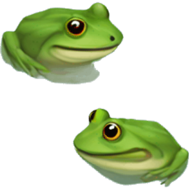 pond with frog  emoji