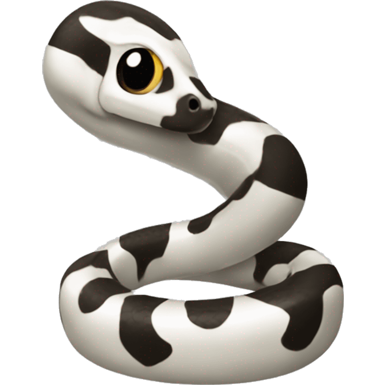 Pied snake emoji