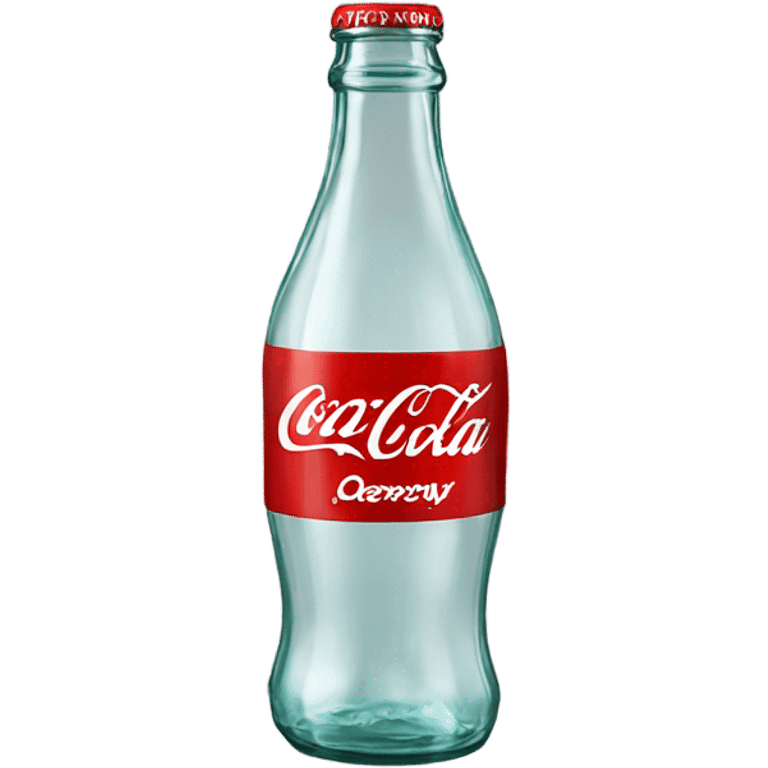 Coca Cola glass bottle emoji