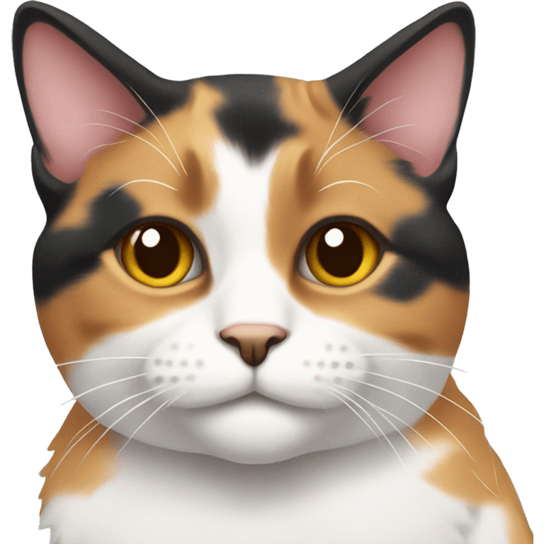 calico cat during christmas  emoji