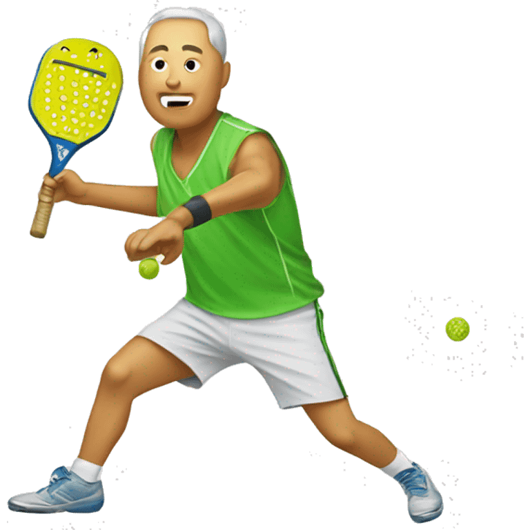 Korean pickleball  emoji