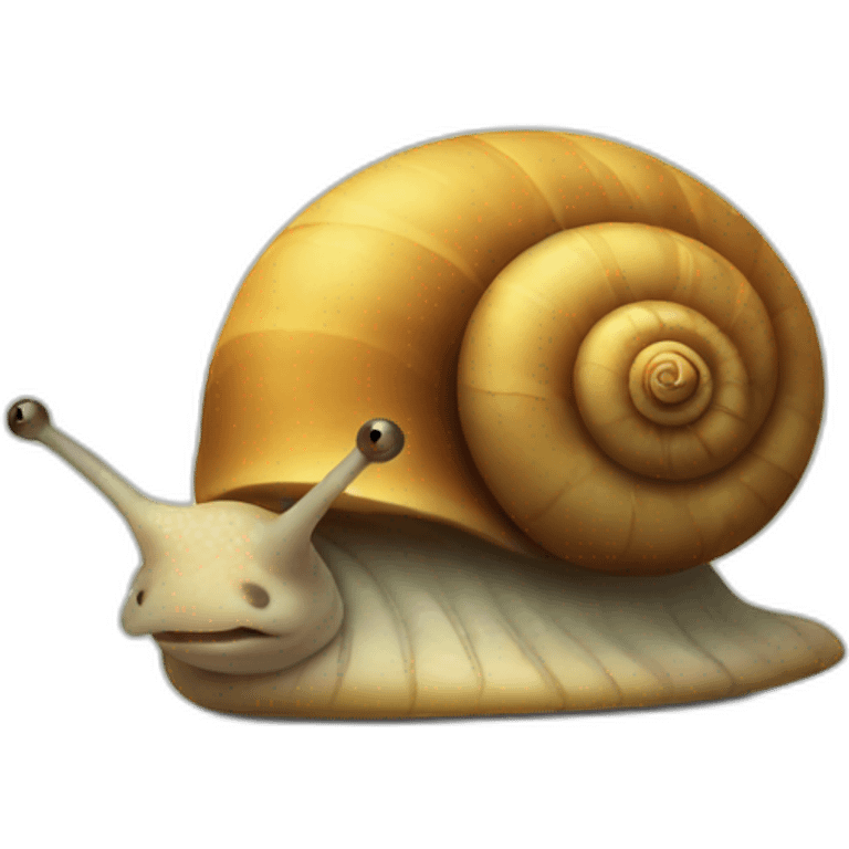 Sad snail emoji