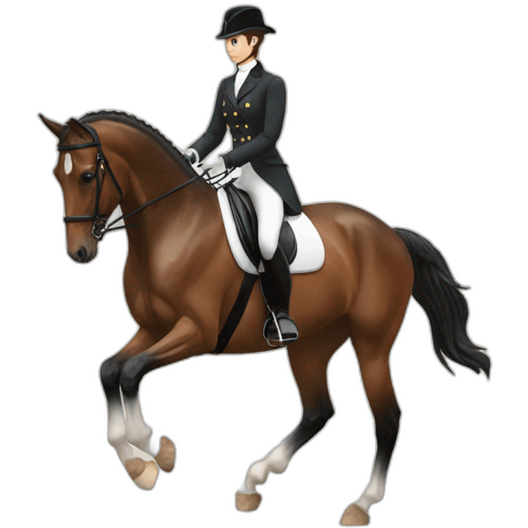 original dressage horse emoji