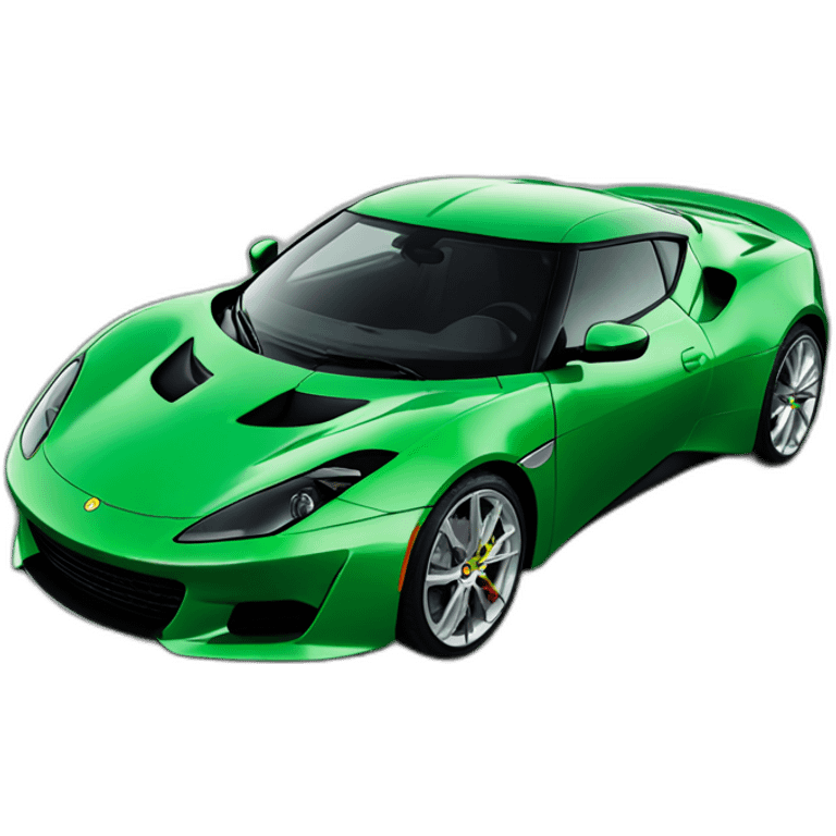 Green lotus evora flipping over emoji