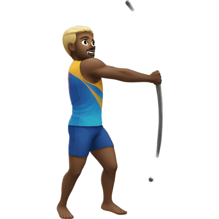 Javelin throw emoji