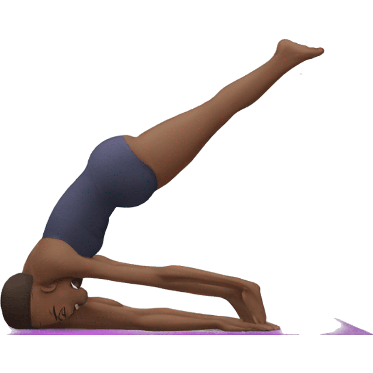 yoga pose emoji