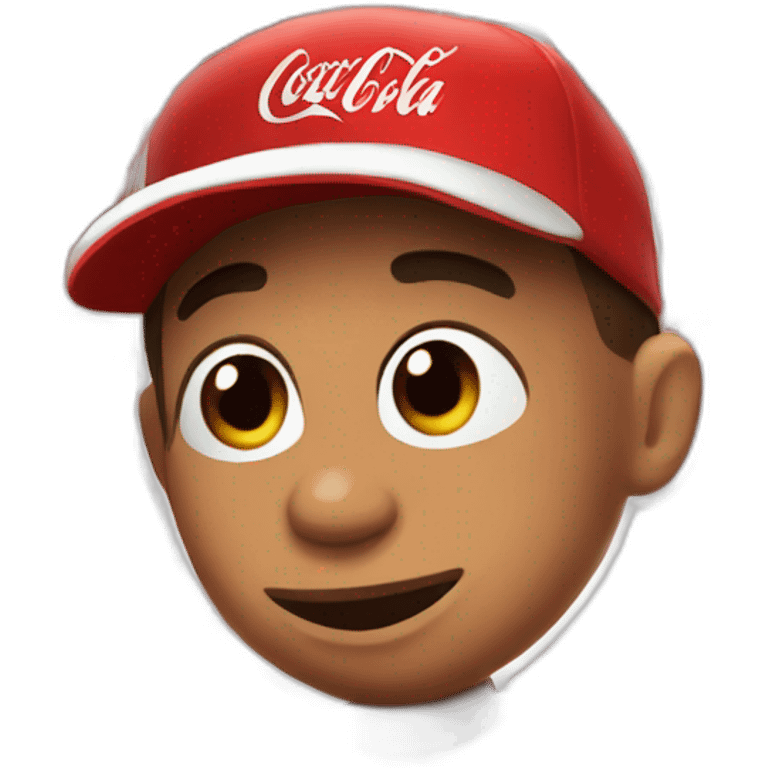 Mbappé drink coca cola emoji