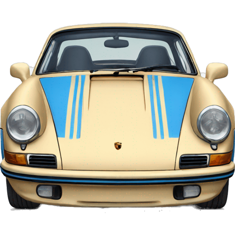 porsche with a blue stripe in the middle emoji