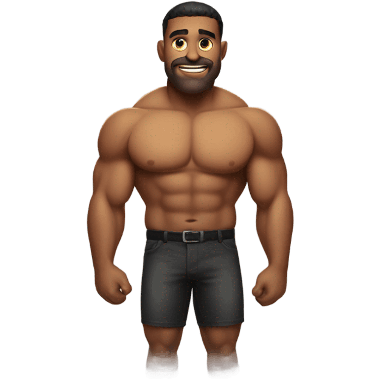 big buff man emoji