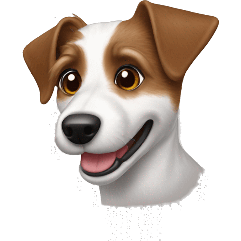 wirehaired jack russell terrier emoji