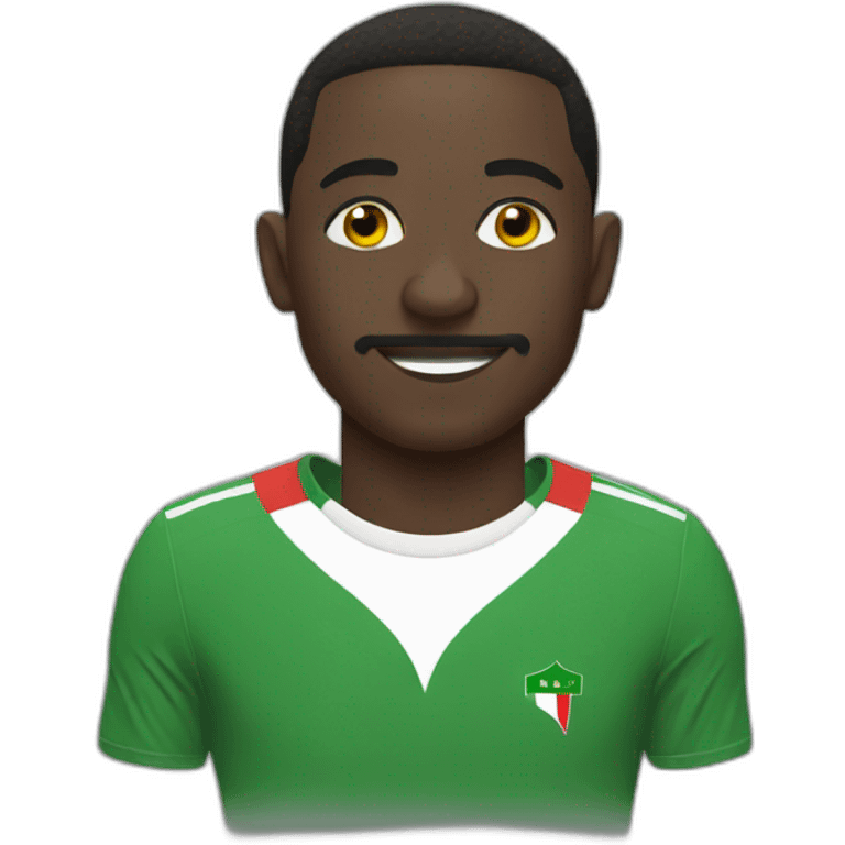 Sudanese football player emoji