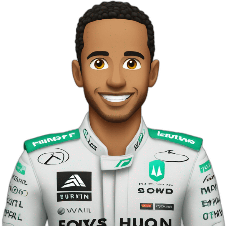 Lewis-hamilton-with-an-F1-car emoji