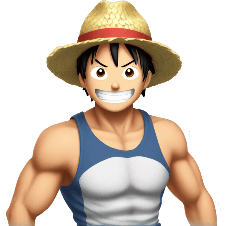 Luffy musculoso  emoji