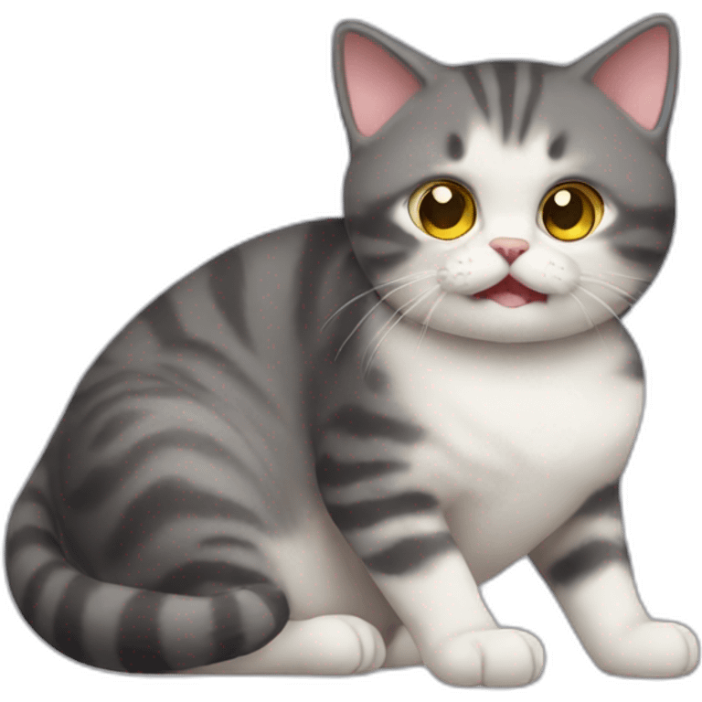 british short hair retarded cat emoji