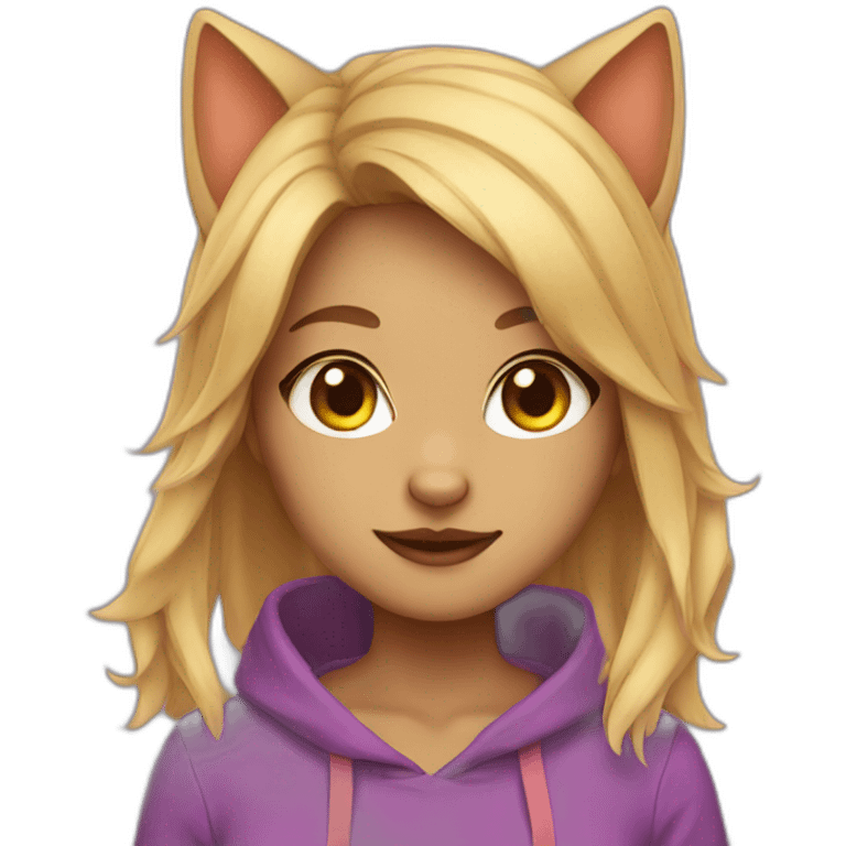 cat girl emoji