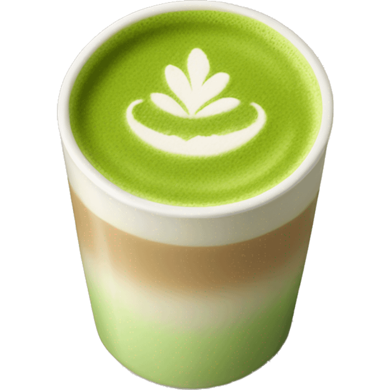 Matcha latte emoji