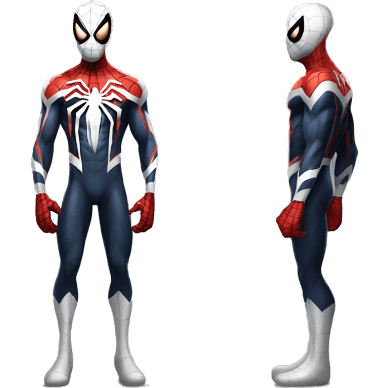 spiderman with anti venom suit emoji