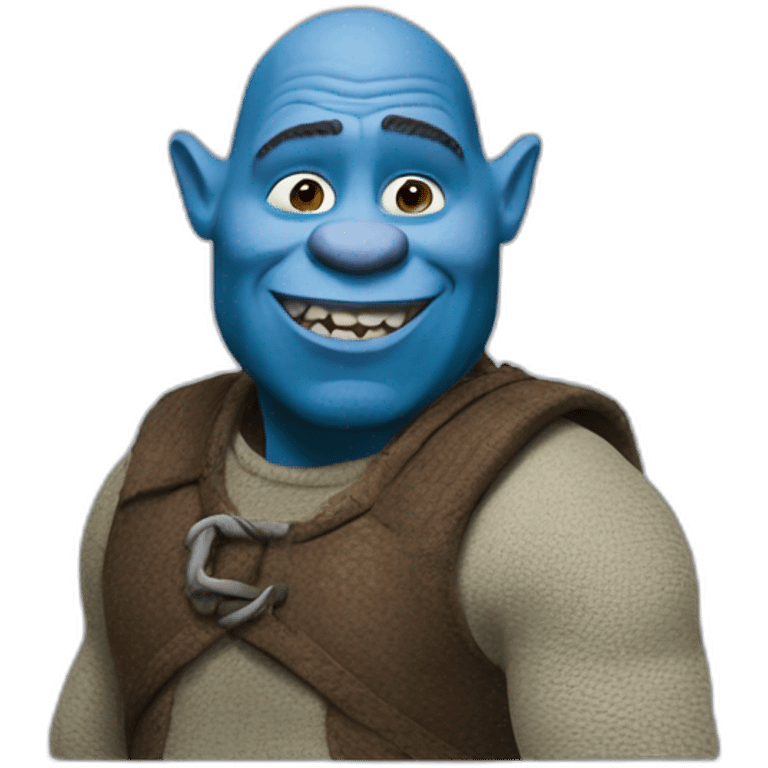 blue-shrek emoji