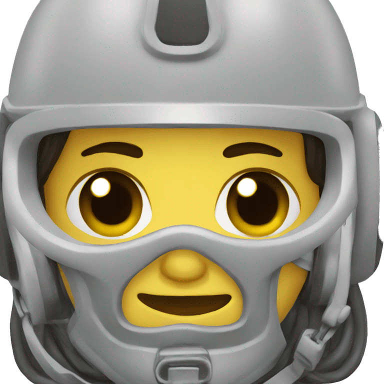 Rescue worker helmet emoji