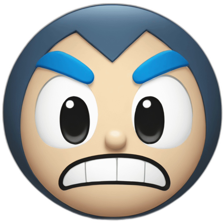 angry doraemon emoji