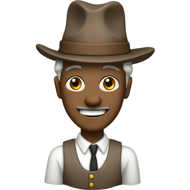 White brown pentahouse in the style of old money emoji