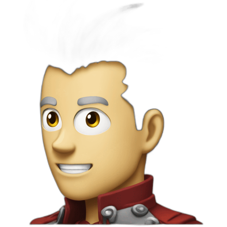 Vash the Stampede (Portrait, iOS 17 style) emoji