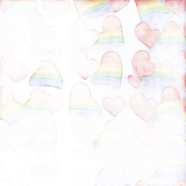 Rainbow heart emoji