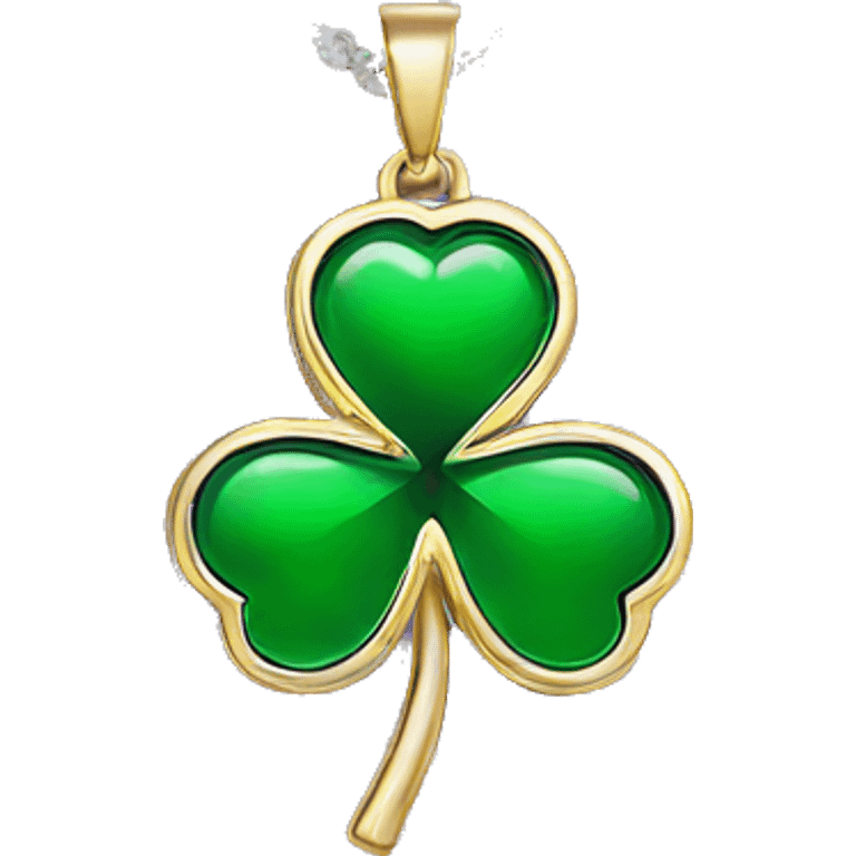 Clover necklace  emoji