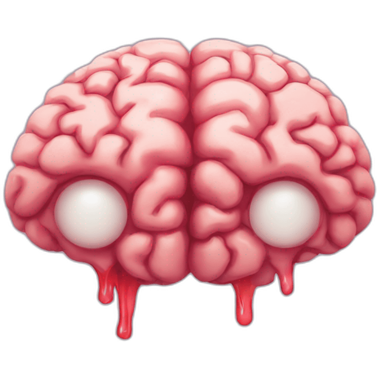 brain melt emoji