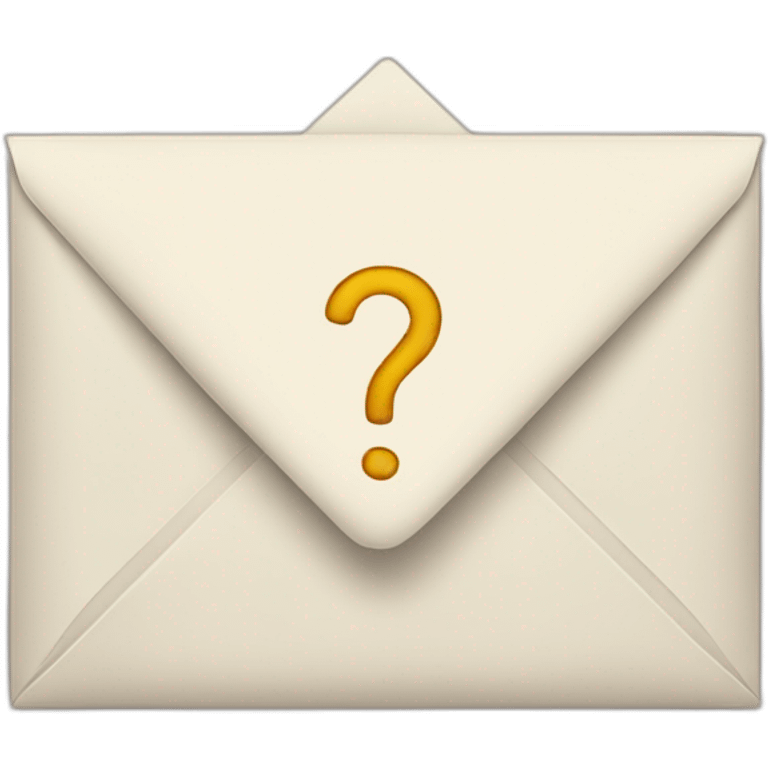 envelope with question mark emoji