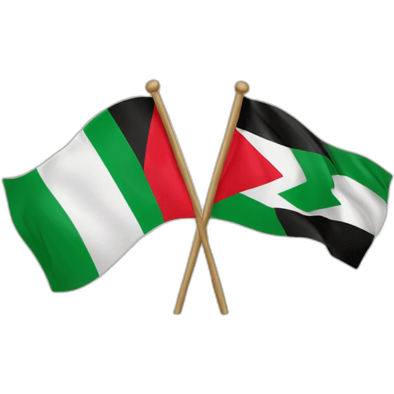 Drapeau Israël et Palestine emoji