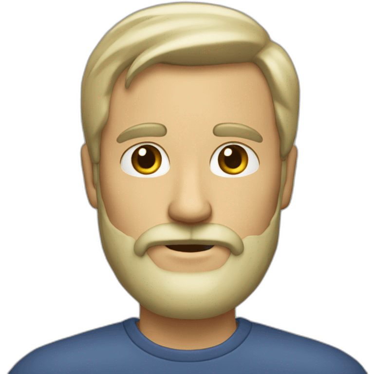 Middle-aged-man-blonde-dark-beard emoji