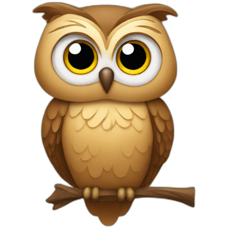 Wise owl emoji