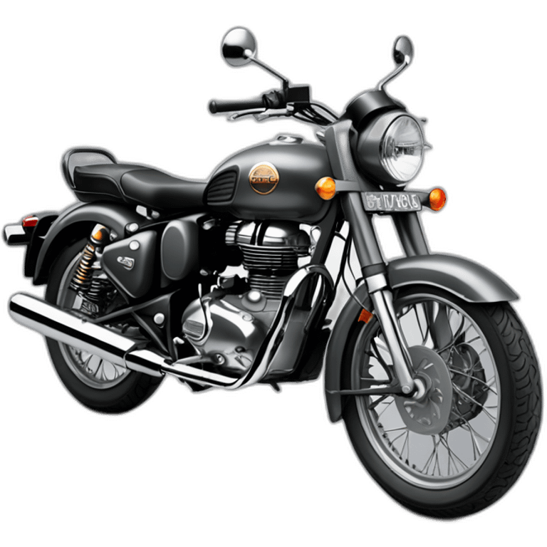 royal enfield classic 350 gunmetal grey emoji